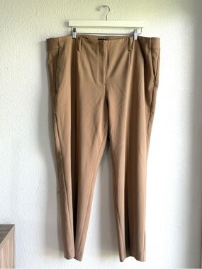 Talbots Womens Pants Tan Southampton Career Plus Size 22 W